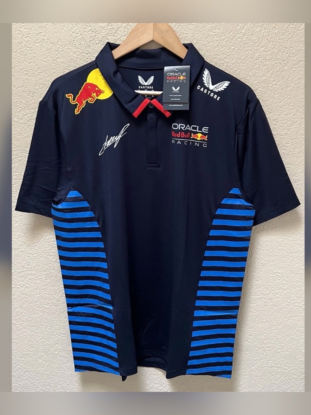 Red Bull Racing Sergio 'Checo' Perez #11 Castore 2024 Team Polo Men's Size-XL